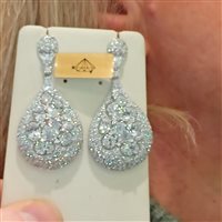 Orecchini Vidali Gioielli Donna in Argento Zircone ORAR-40-34 - ORAR-40-34